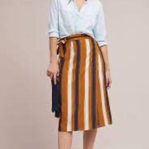 Anthropologie Porridge Wrap Skirt